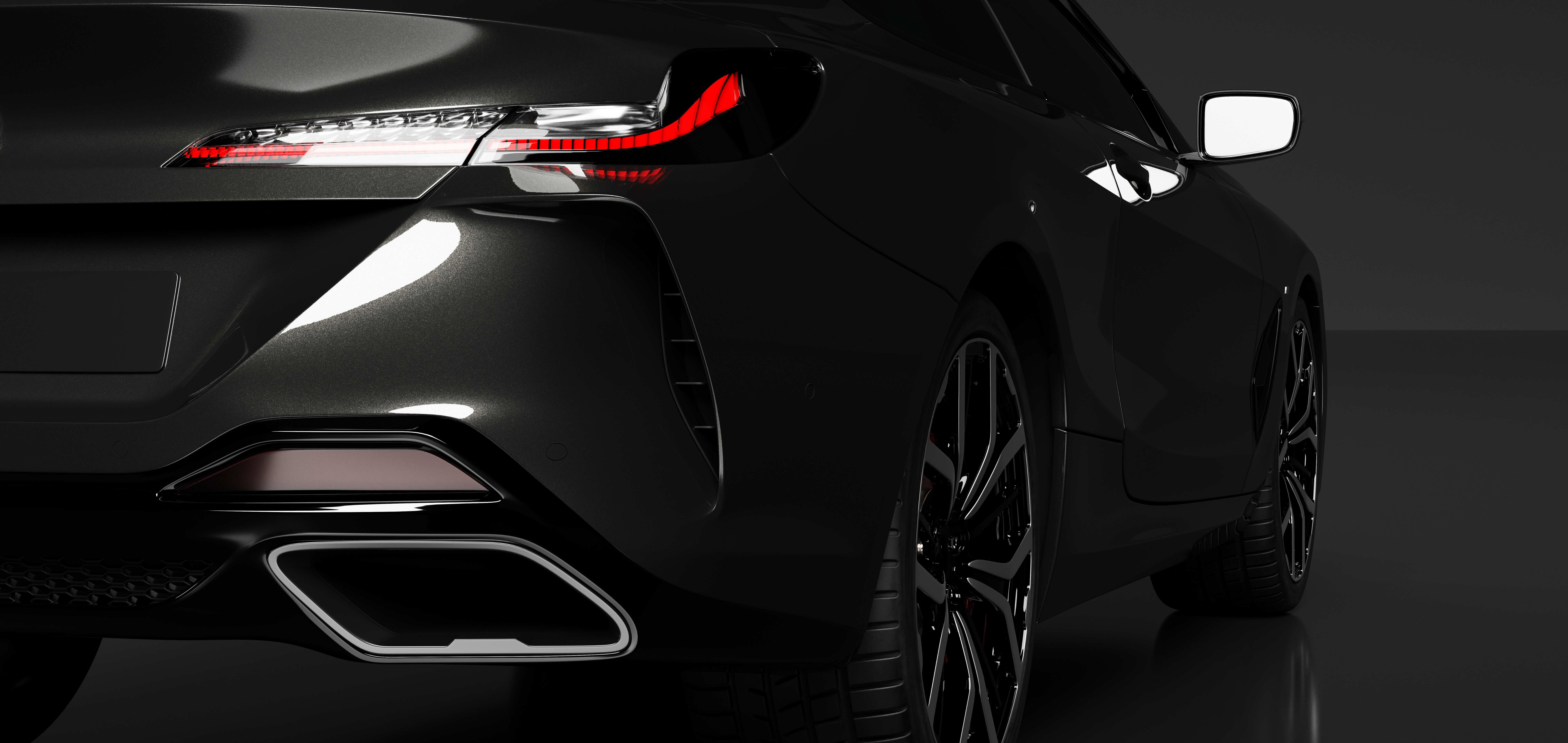 Carro luxuoso blindado