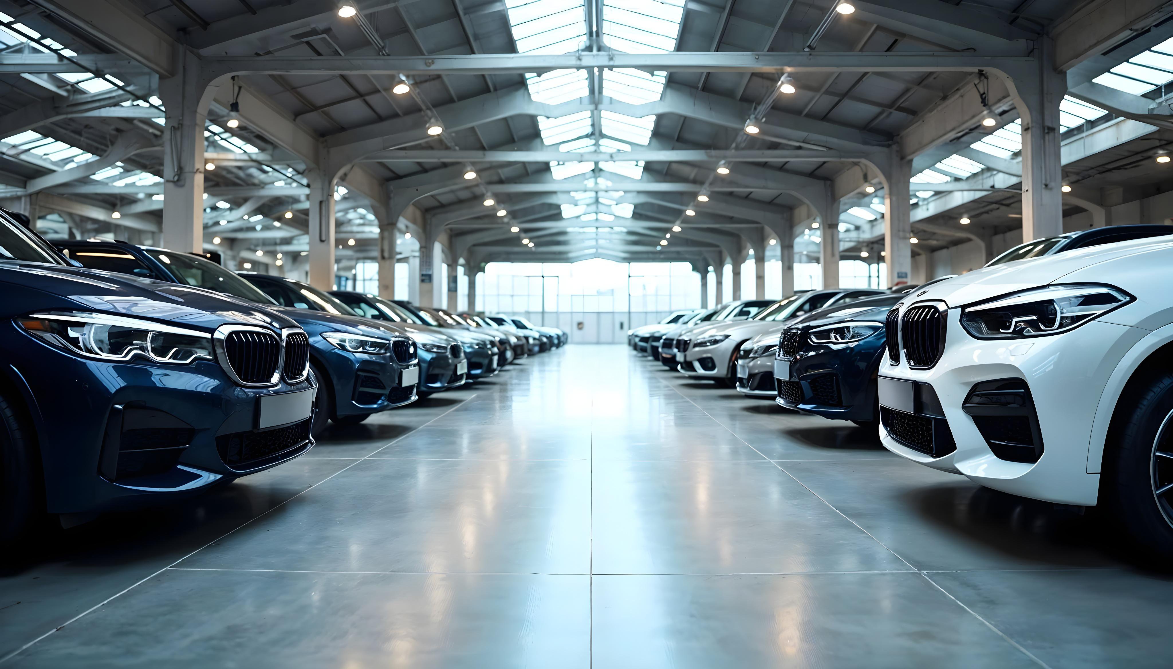 Showroom de veículos de luxo